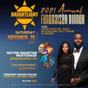 City of Houston is set for Bright Light Projects 2021 Annual Fundraiser November 20, 2021